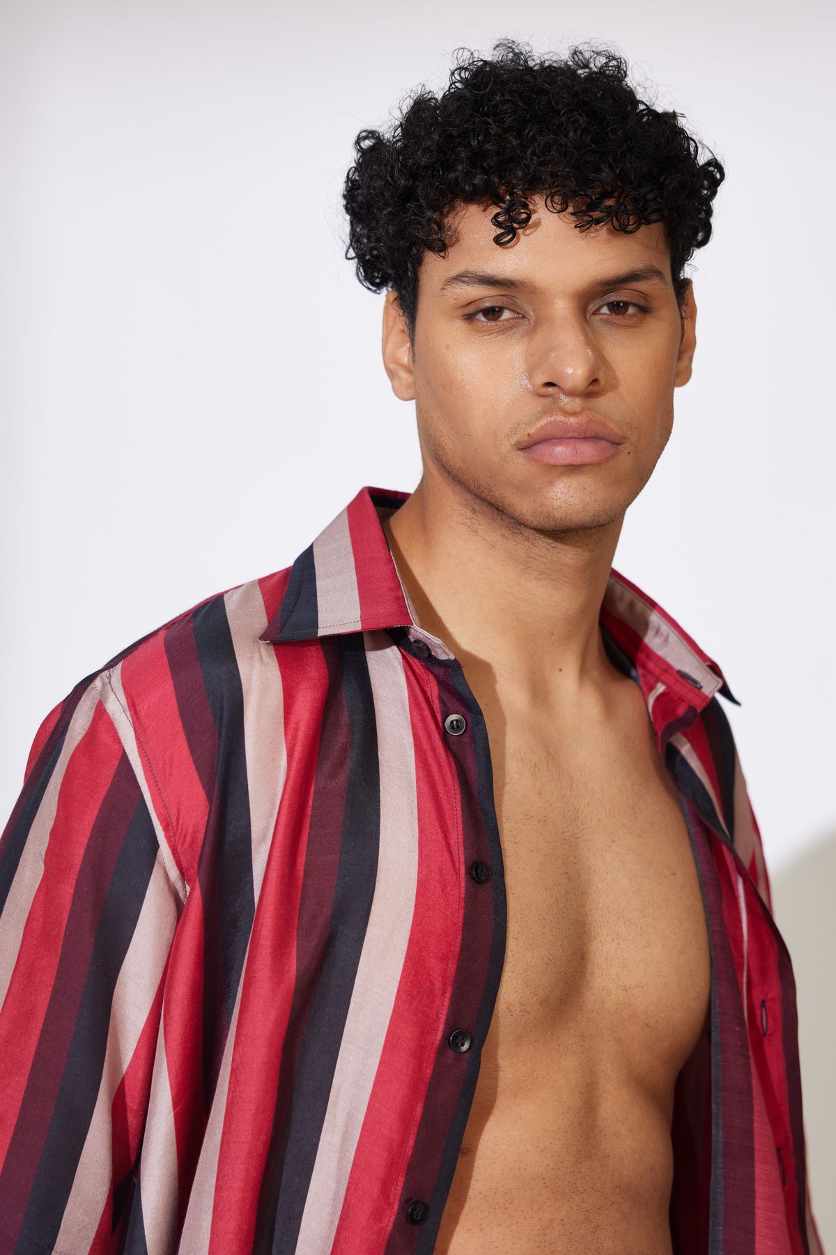 Red and White Stripe Shirt