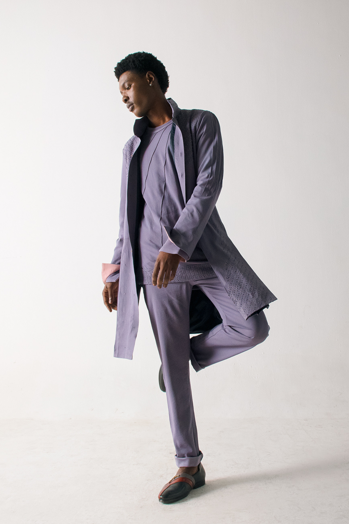 English Purple Overcoat