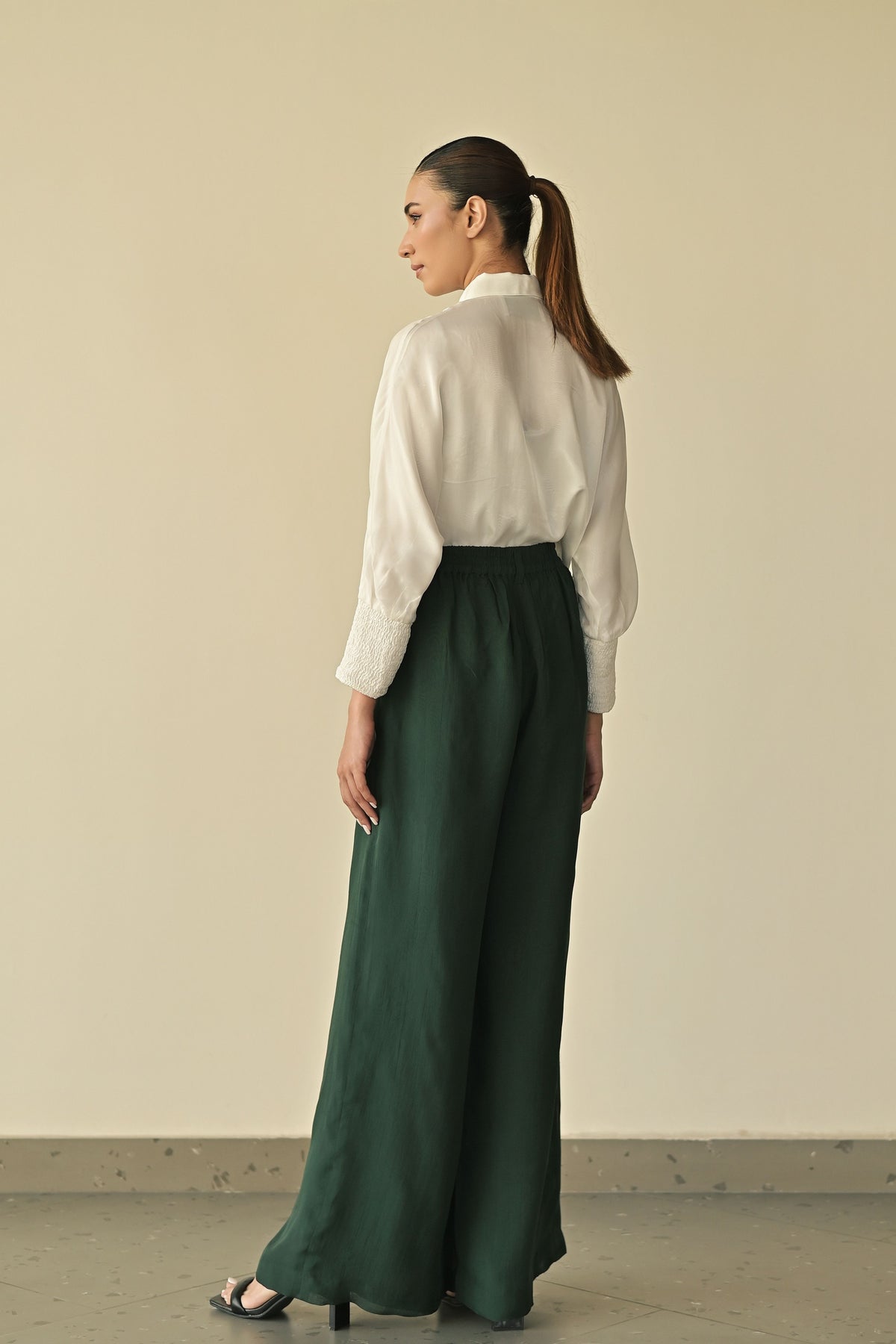 Forest Green Parallel Trousers