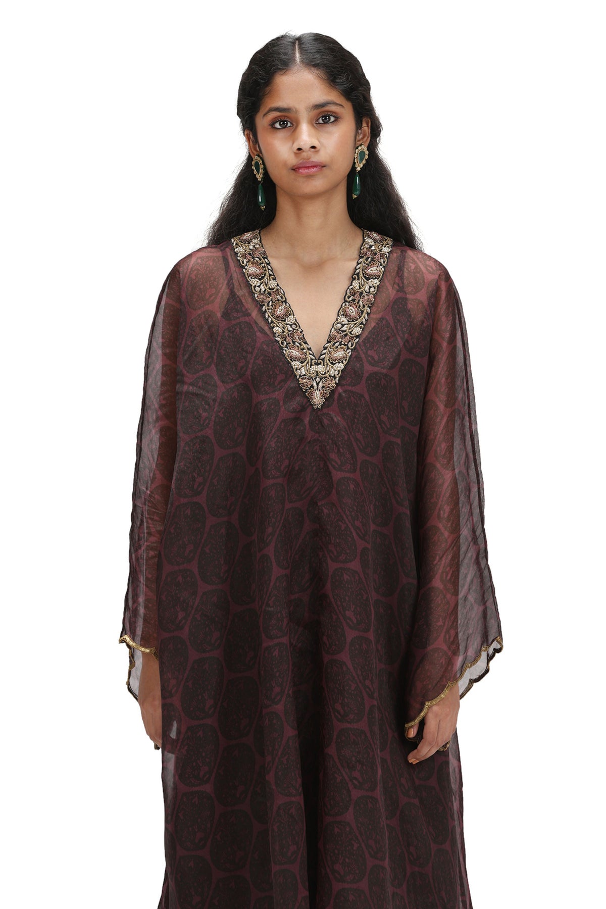 Usma Printed Kaftan Set