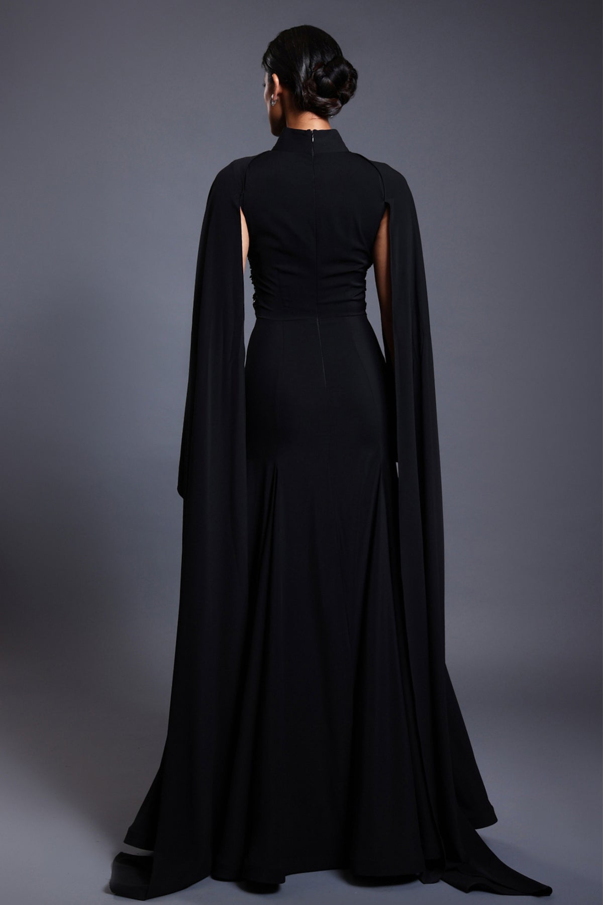 Black Drape Gown