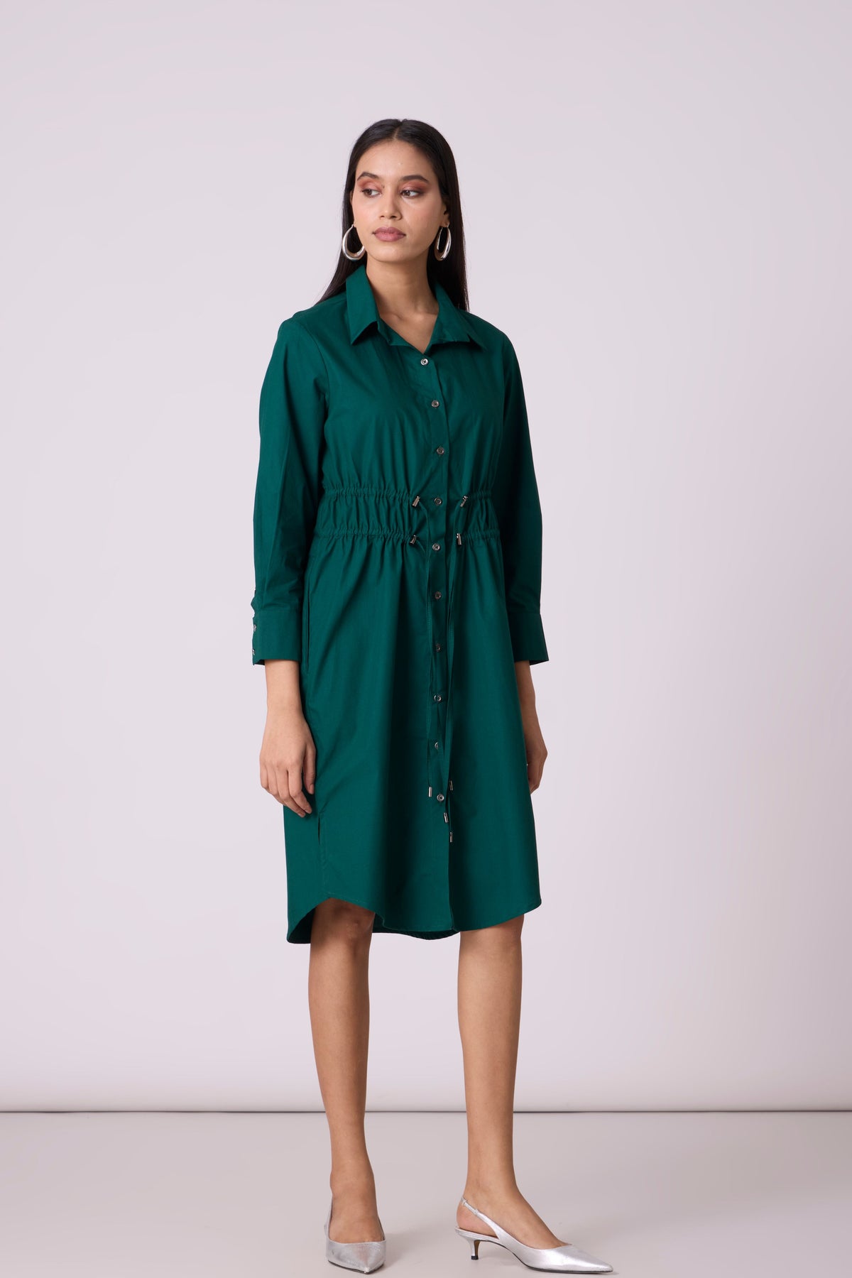 Miles Forest Green Dress