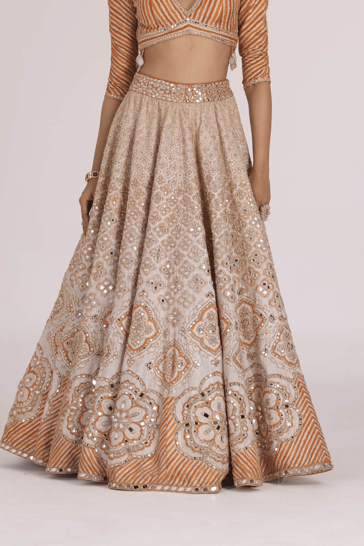 Desert Hues Printed Lehenga Set