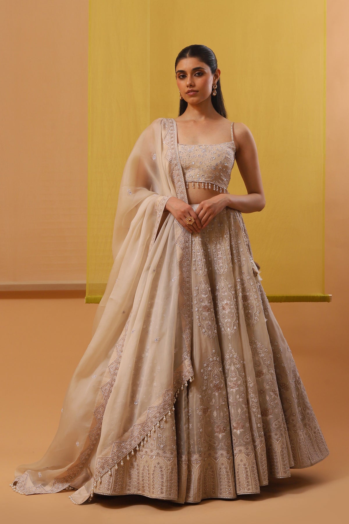 Offwhite Ainaz Lehenga Set