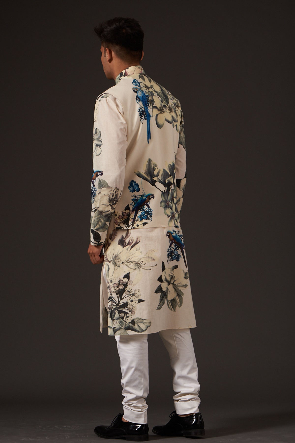 Ivory Floral Kurta Set