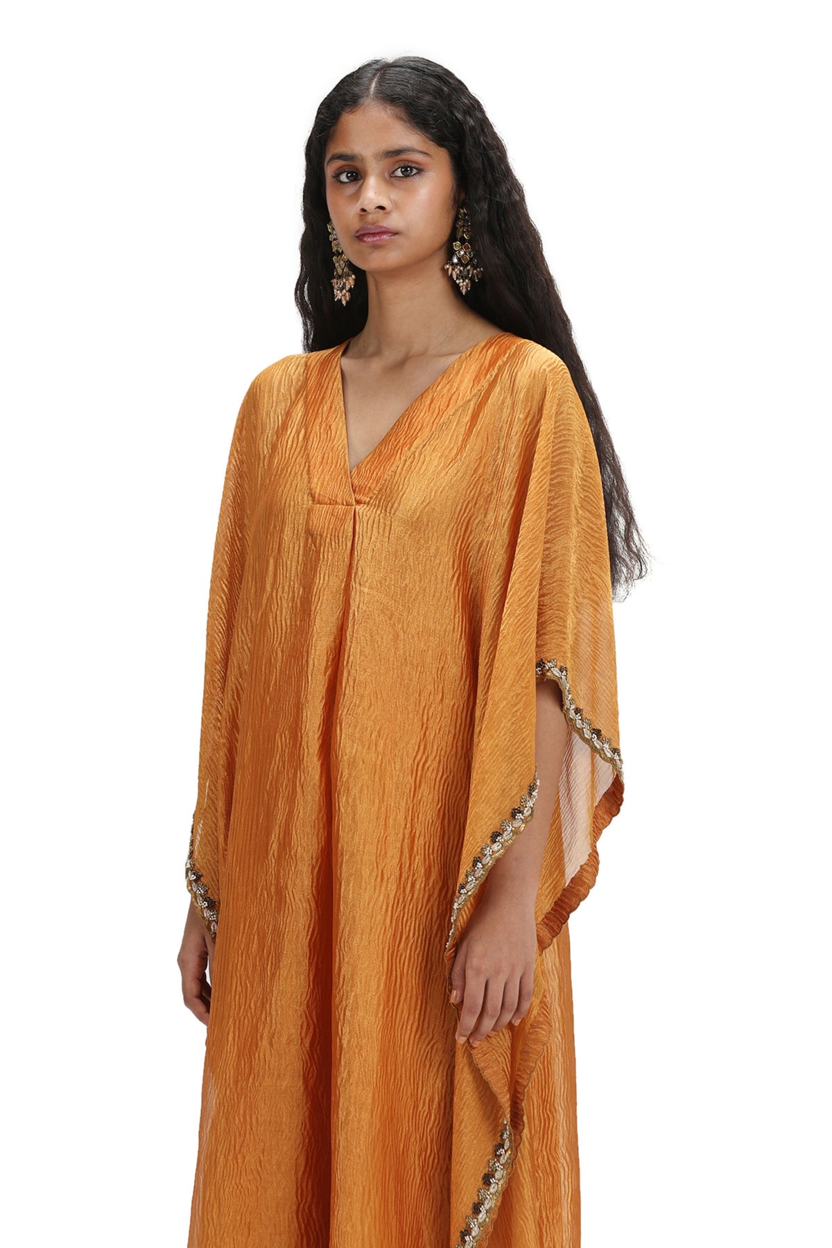 Visista Rust Kaftan Set