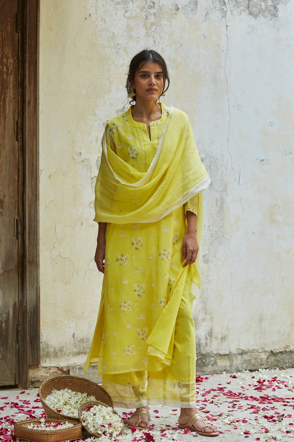 Sunshine Yellow Comfort Kurta Set