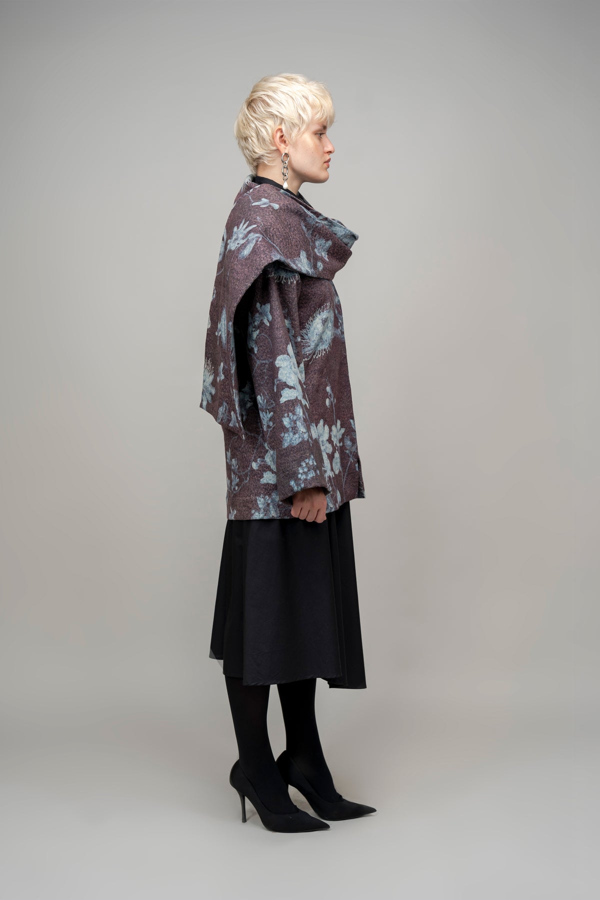 Garden Print Winter Day Jacket