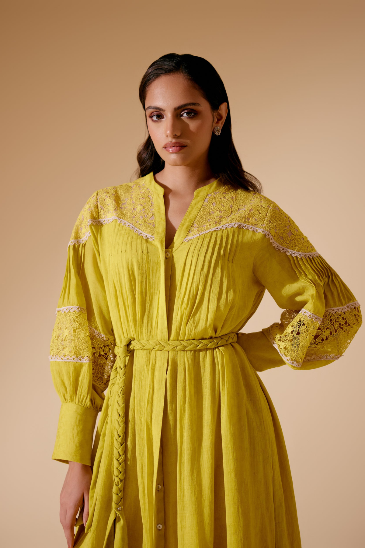 Lana Mustard Dress