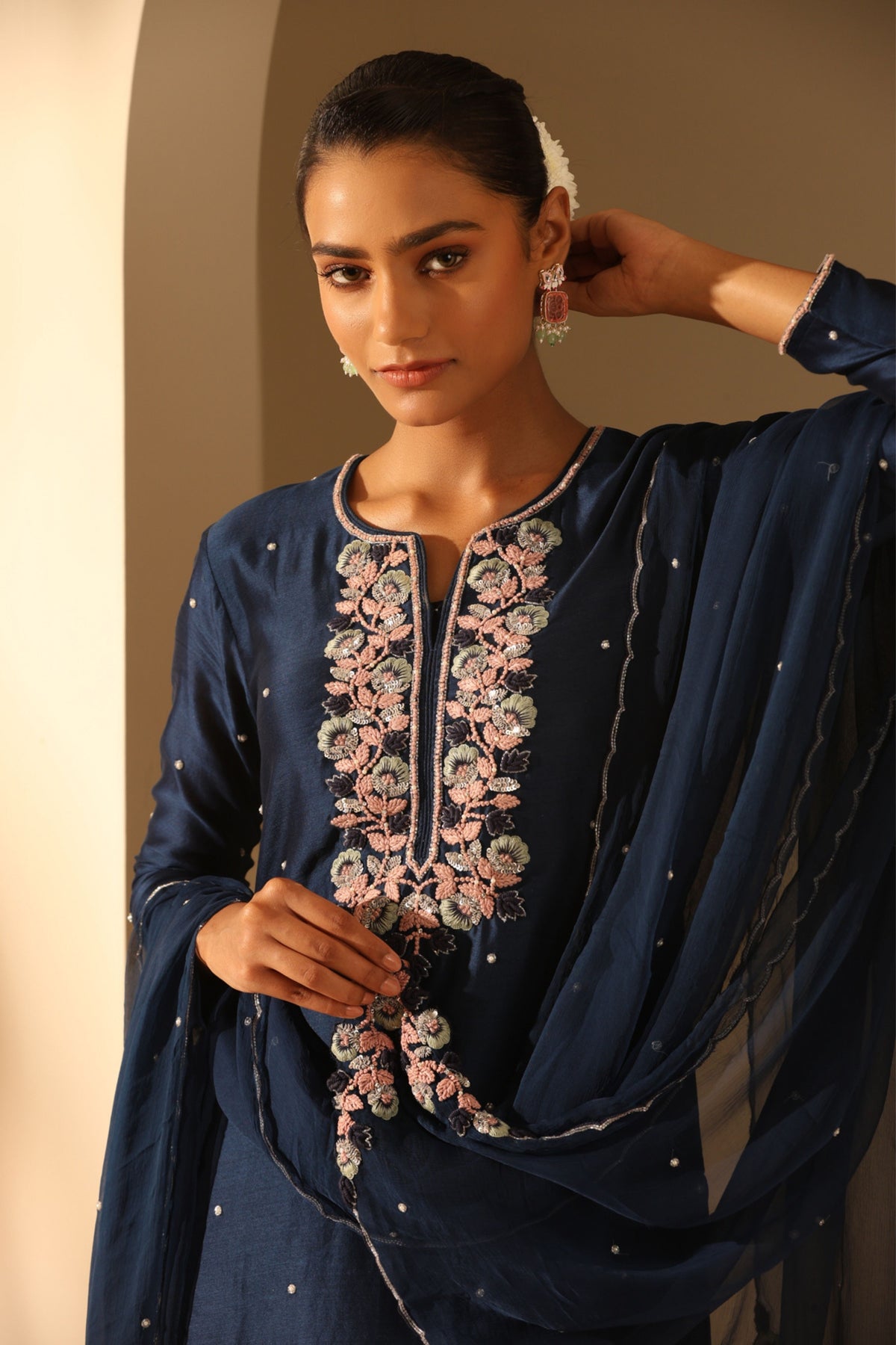 Barkha Blue Kurta Set