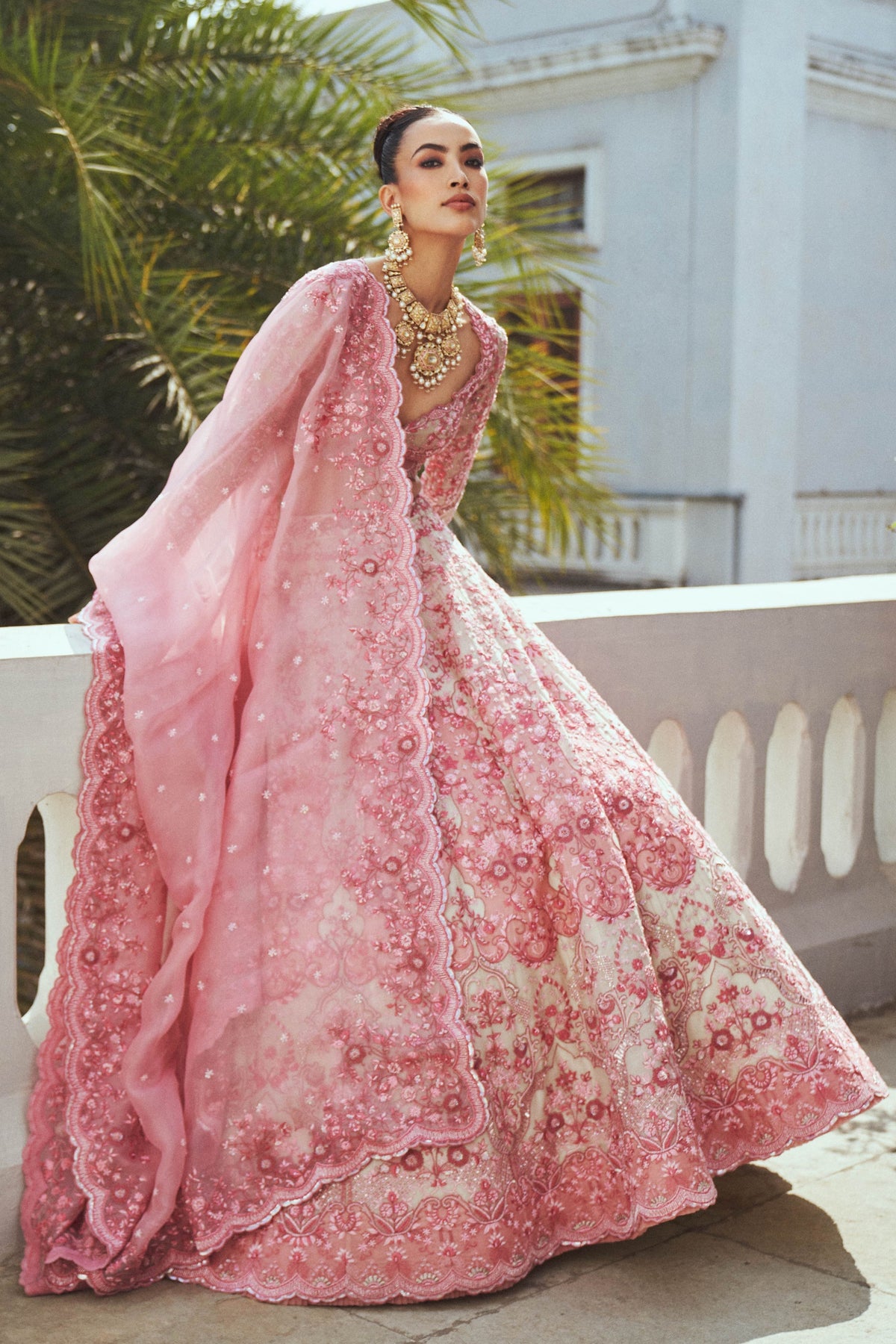 Cherry Blossom Lehenga Set