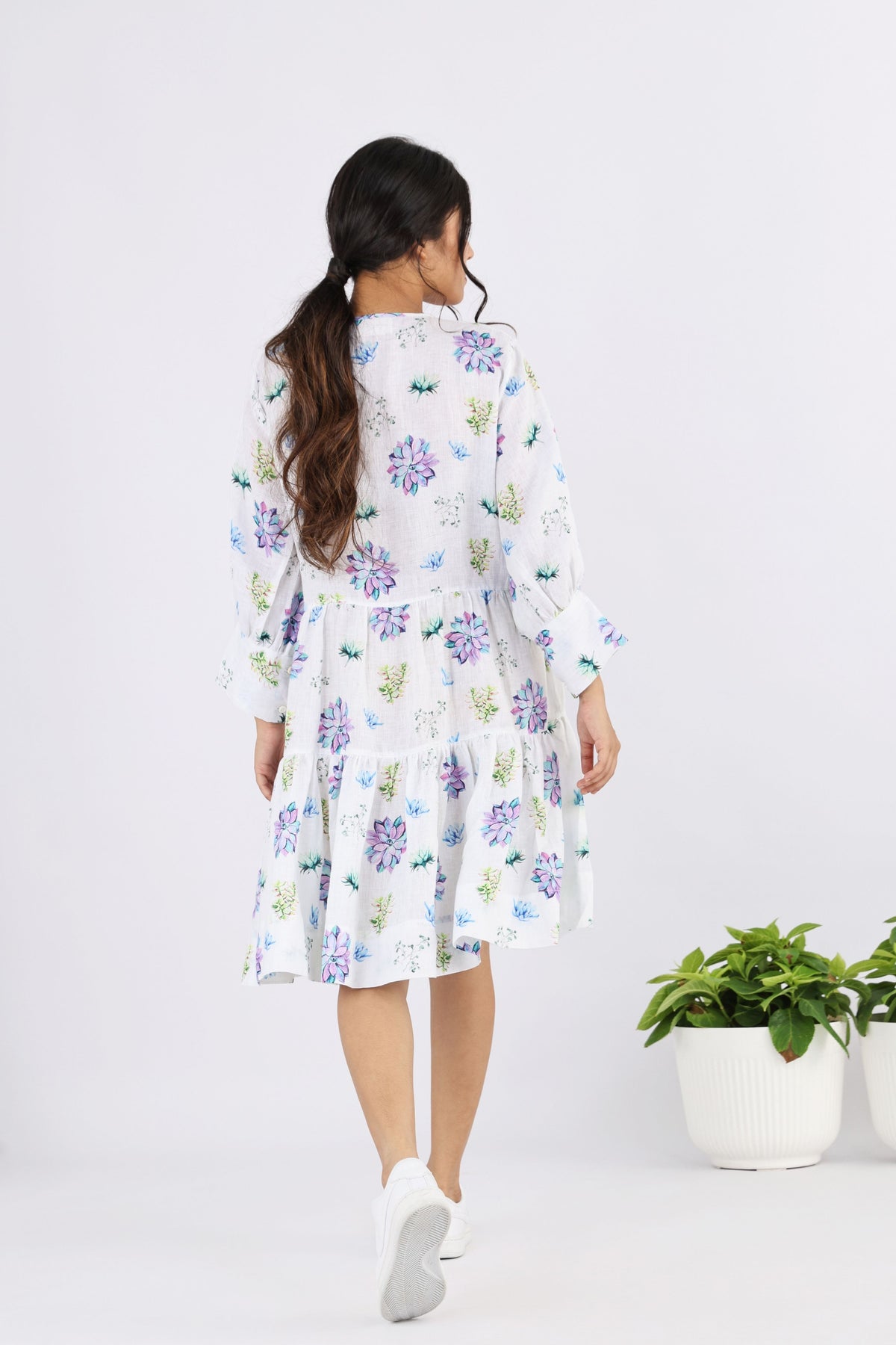 Succulent Barrel Flare Dress