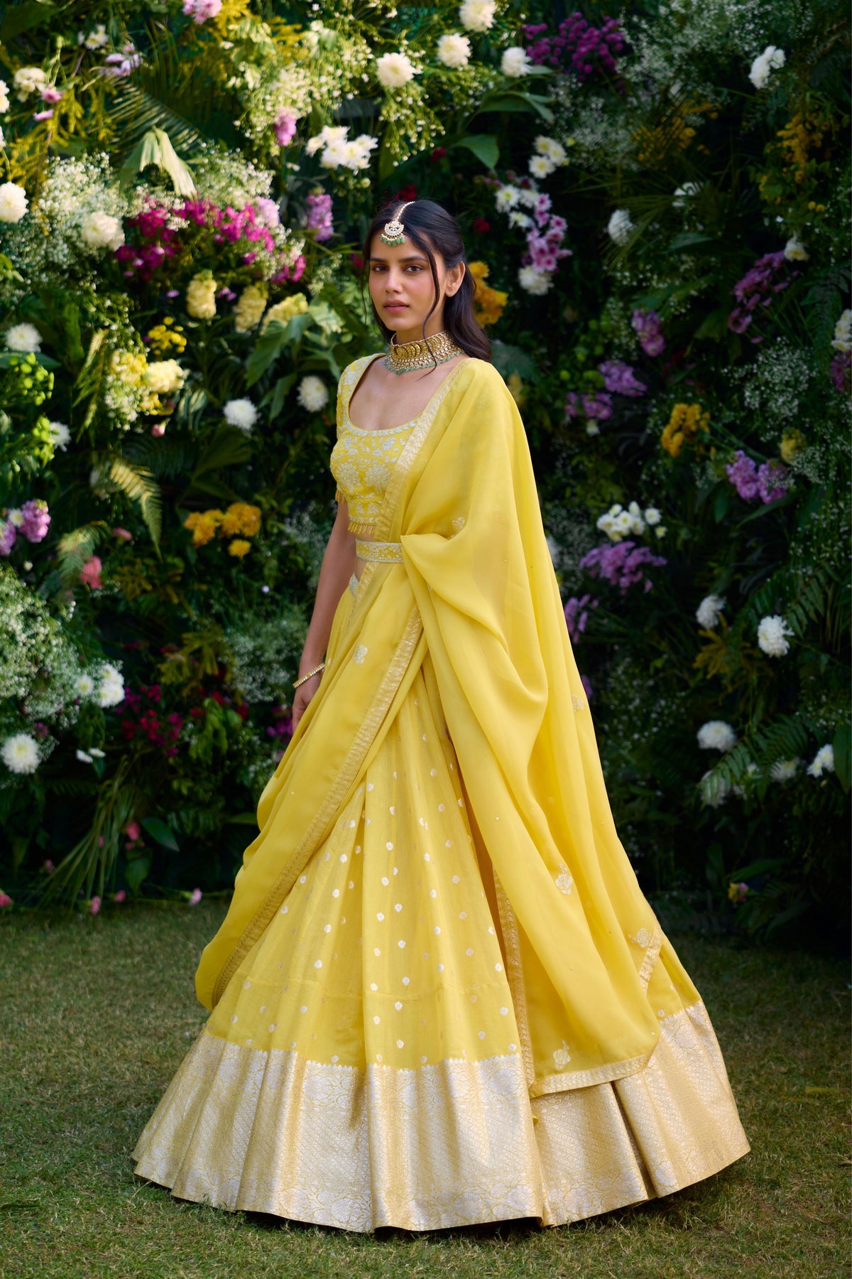 Daffodil Yellow Lehenga Set