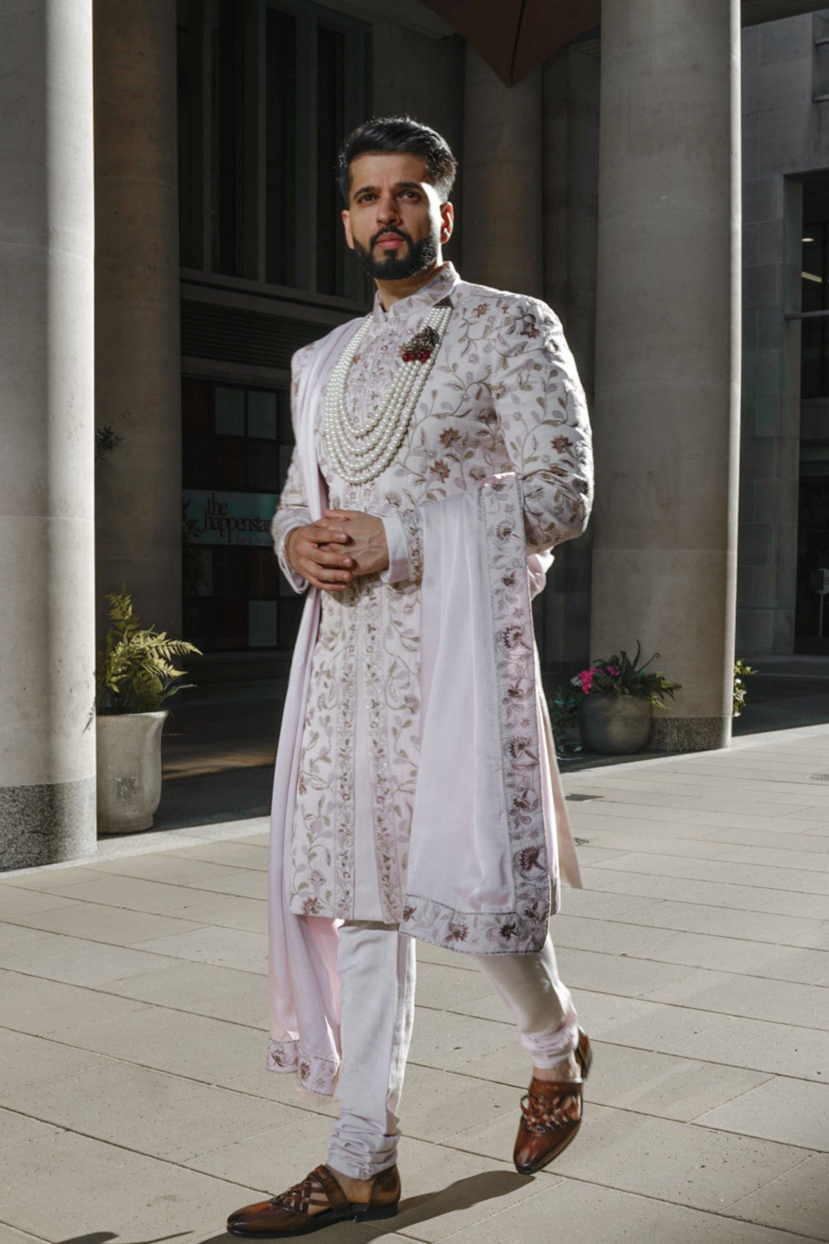 Lilac Blush Sherwani Set