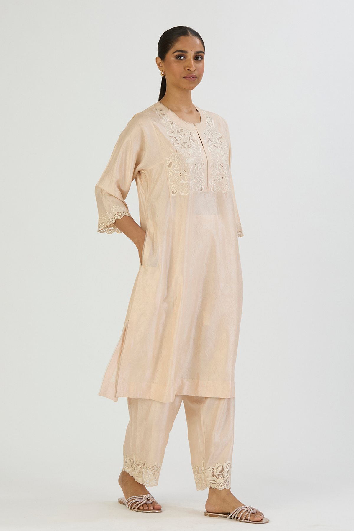 Ivory Ayana Kurta and Pant