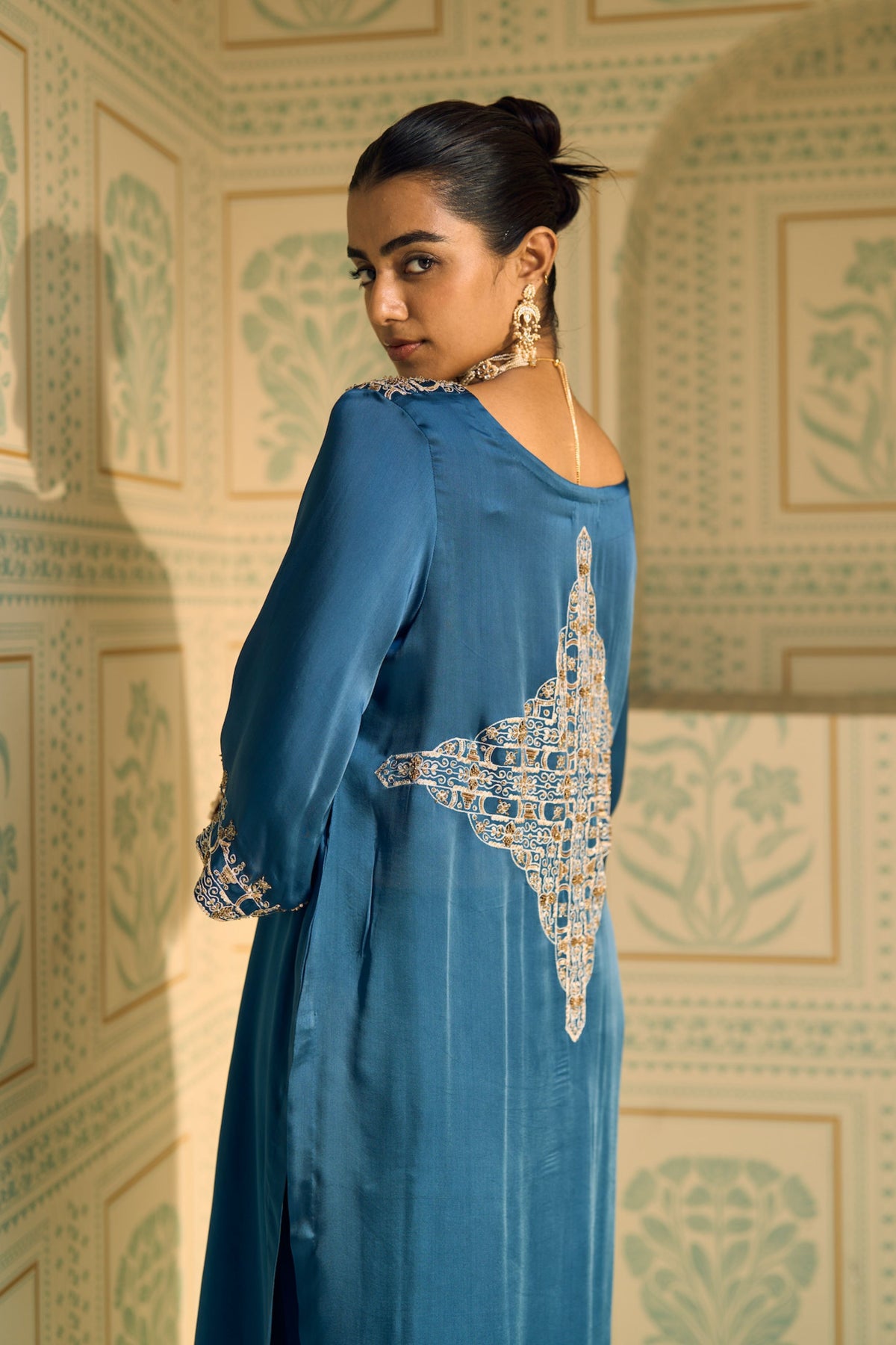 Blue Isha Kurta Set