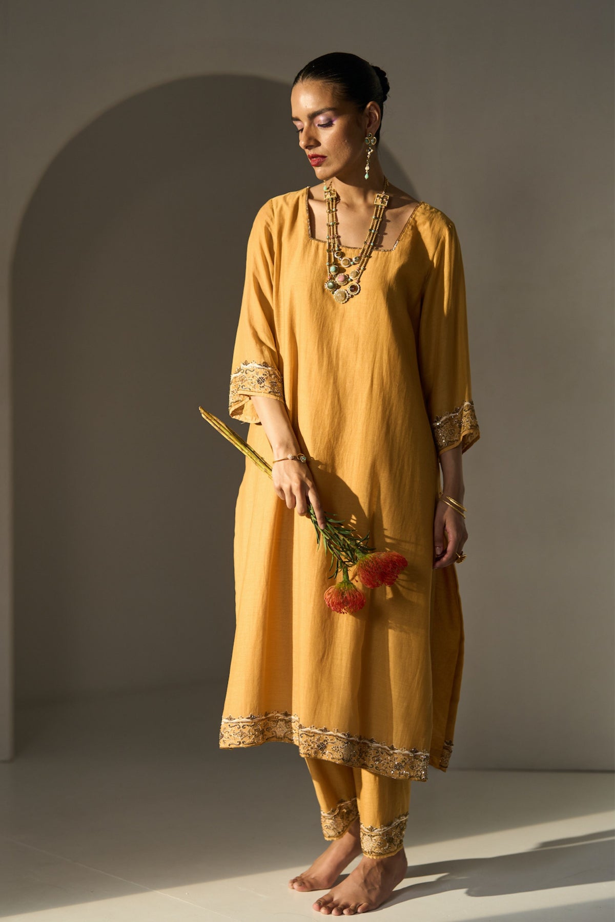 Yellow Pavit Kurta