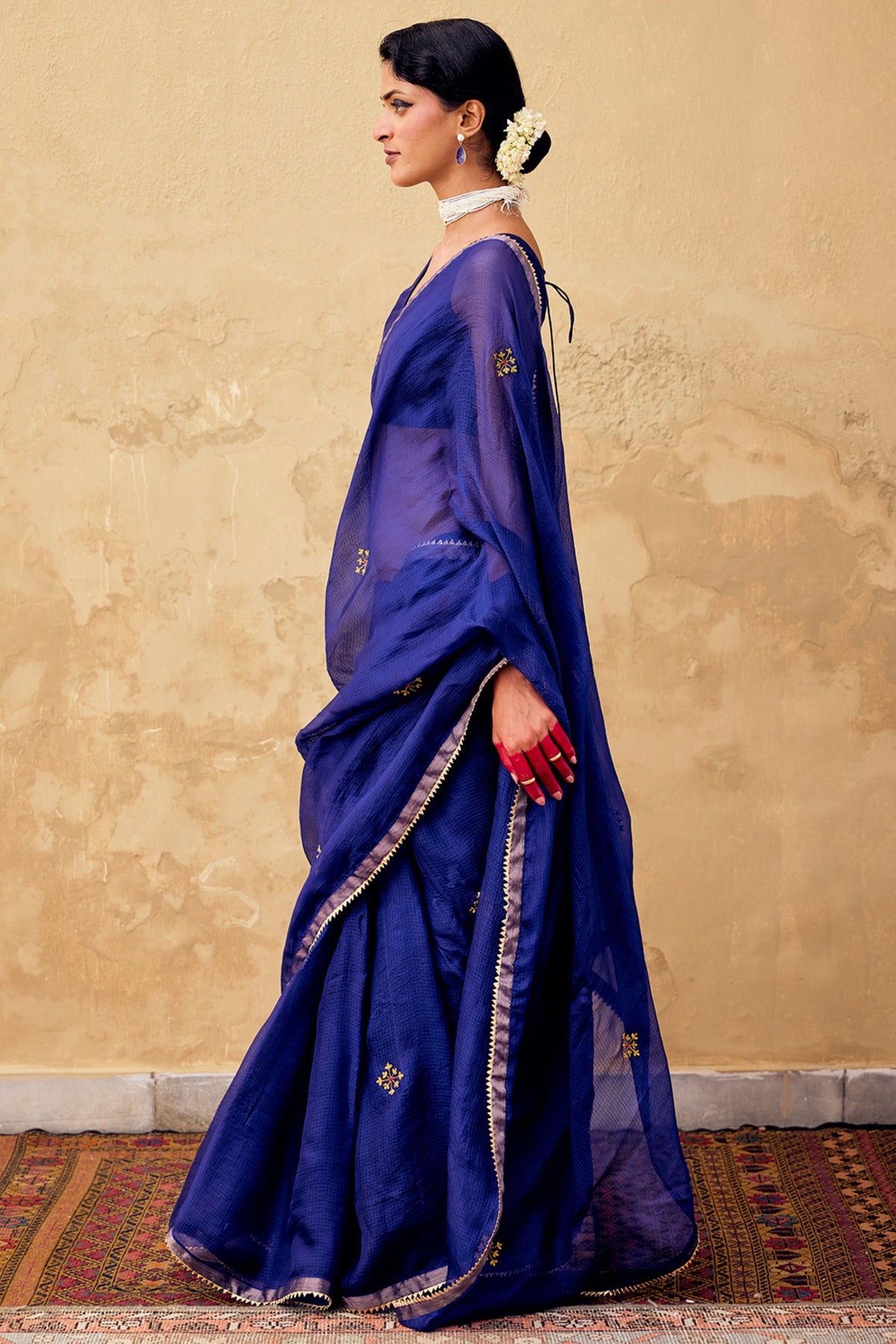 Dilruba Saree in Blue