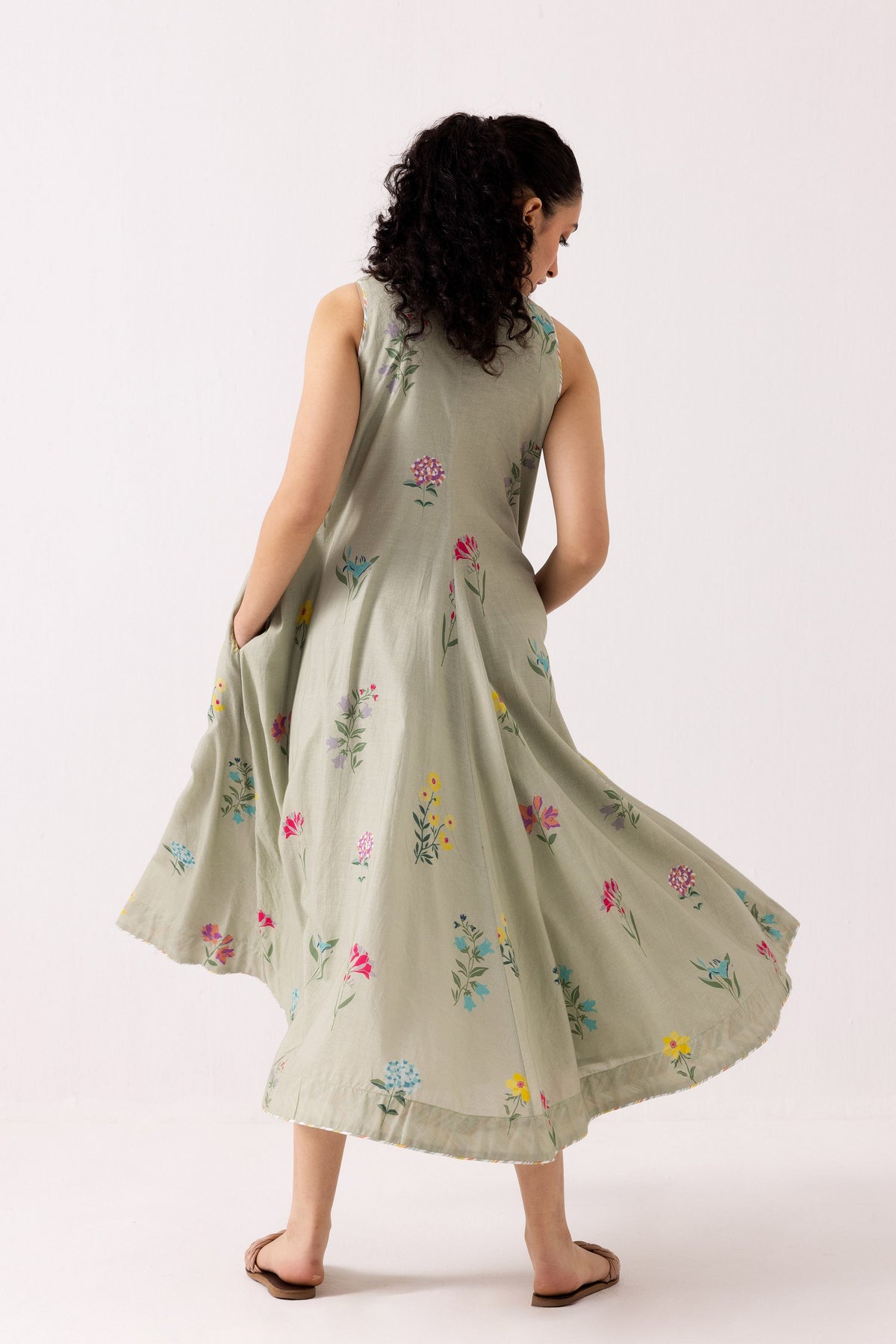 Orchid Sage Green Dress