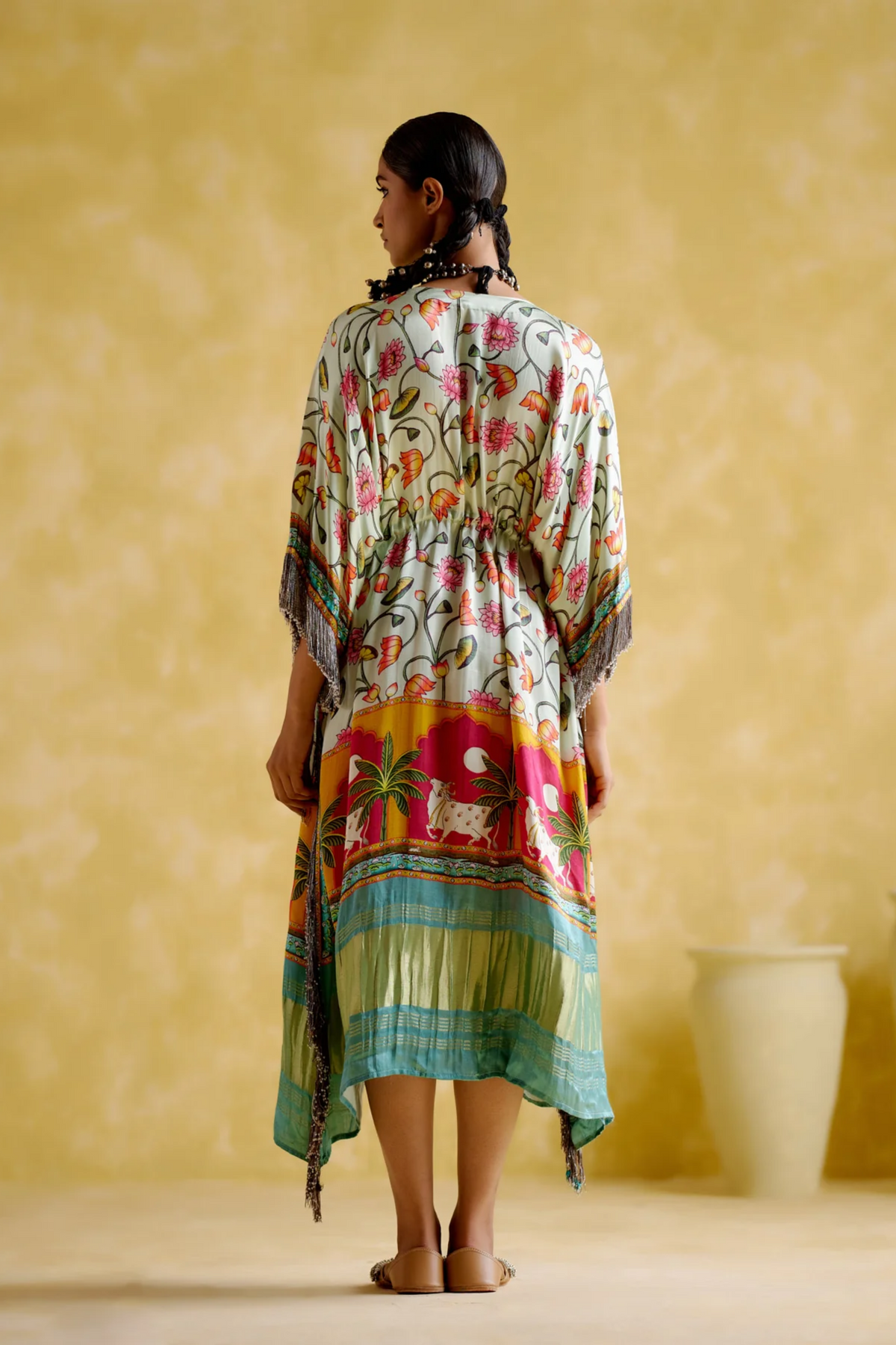 Angelapichwai Print Digital Kaftan