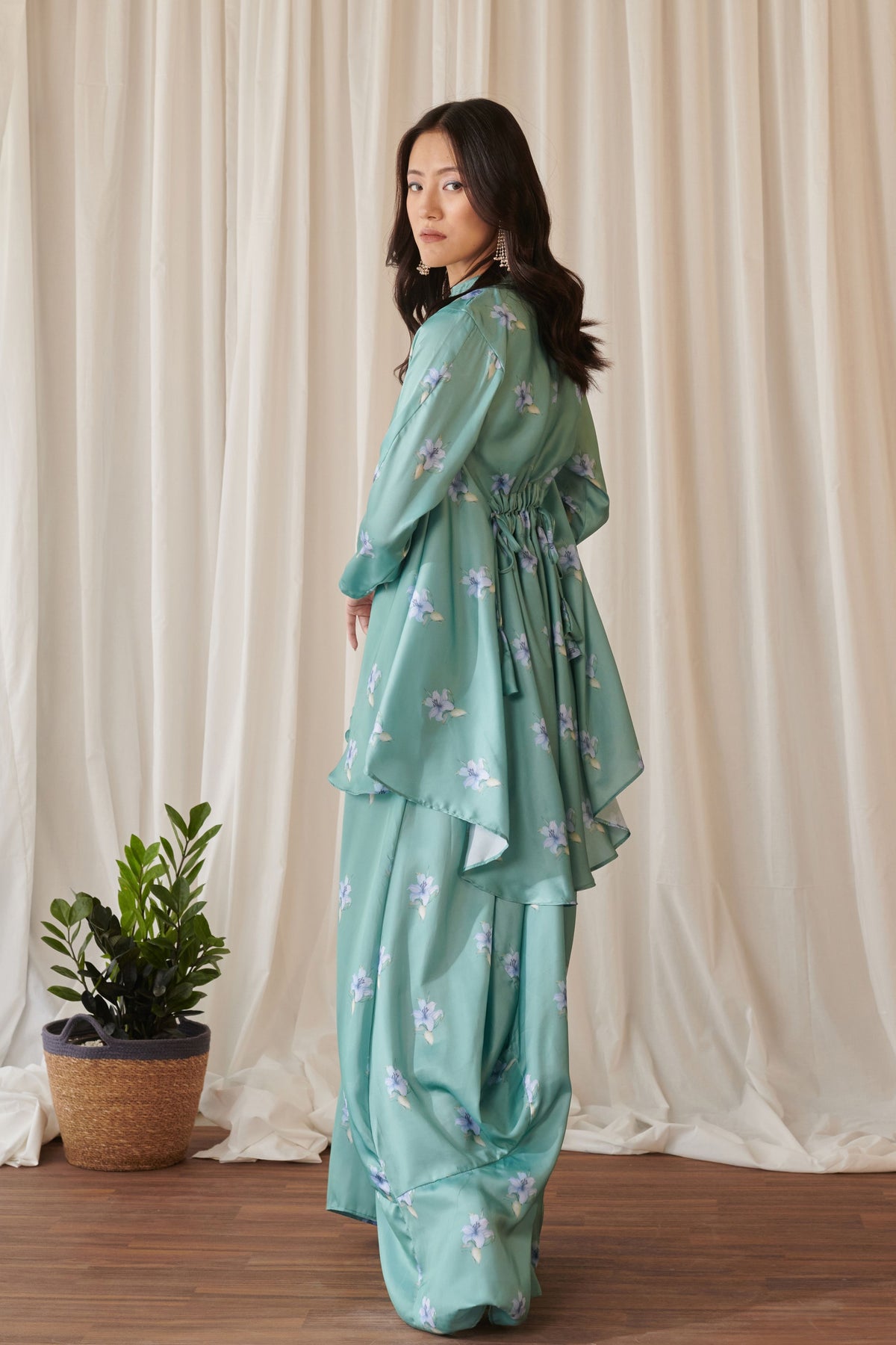 Seagreen Dhoti Kurti Dress