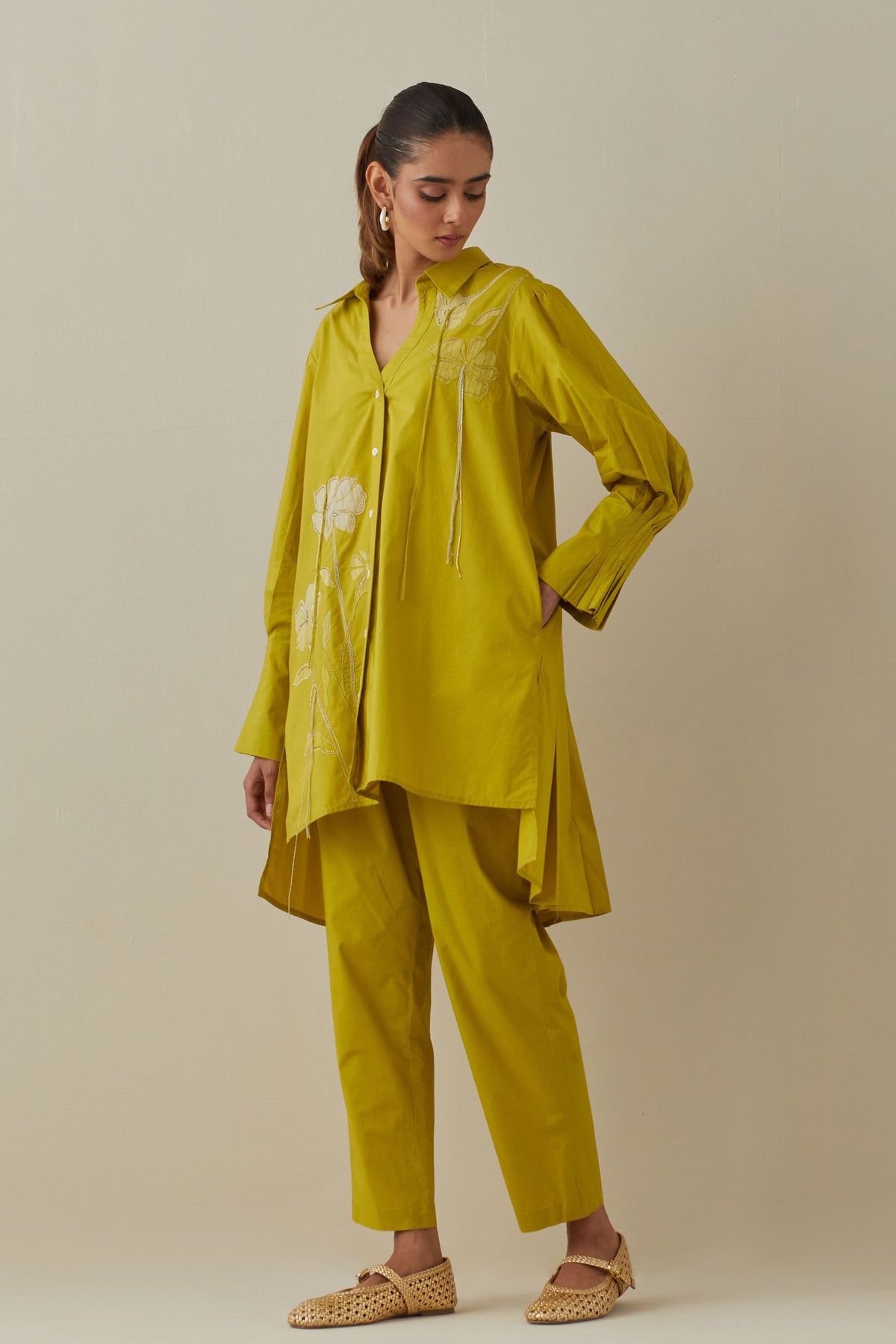 Nada Mustard Co-ord Set