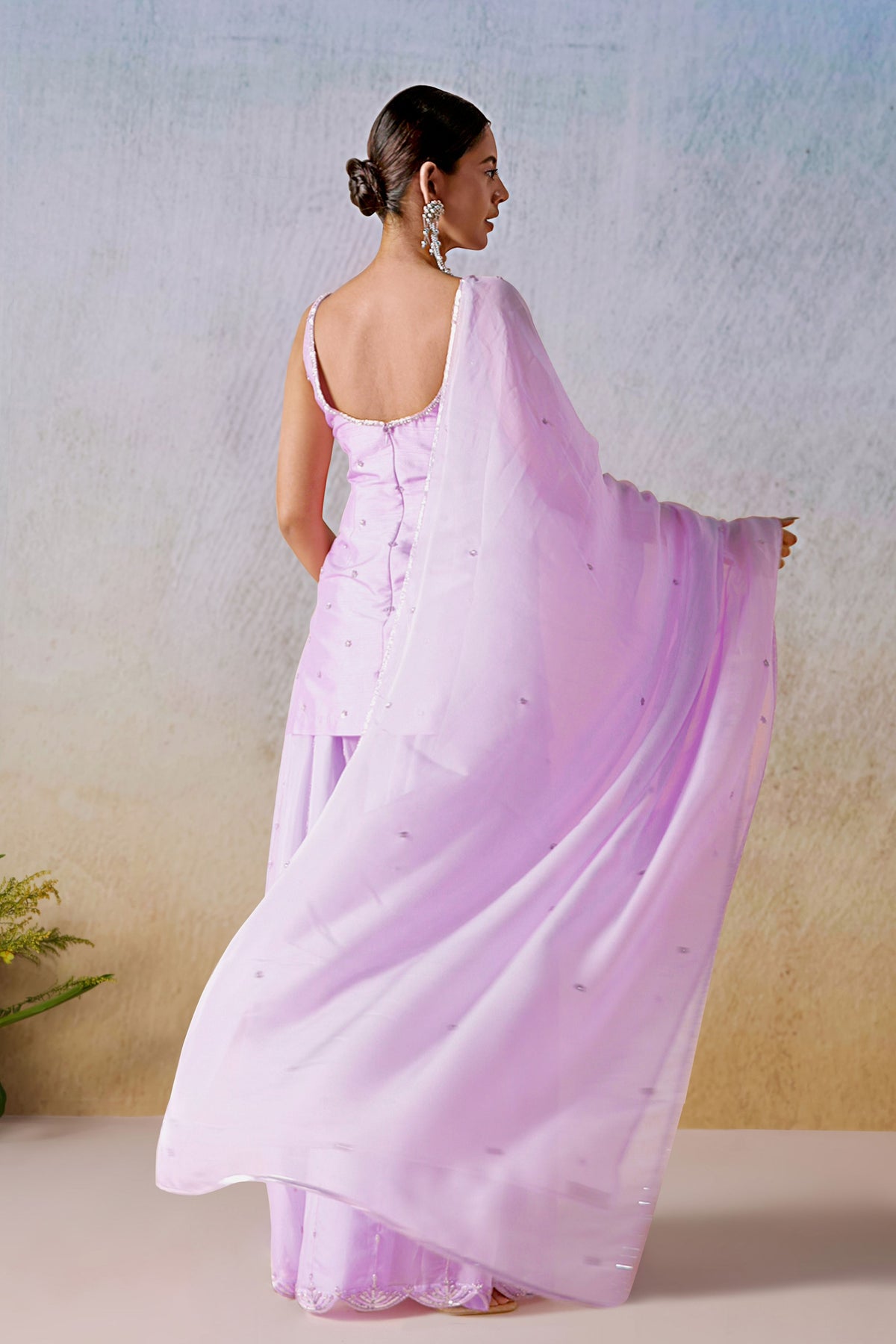 Lavender Hush Sharara Set