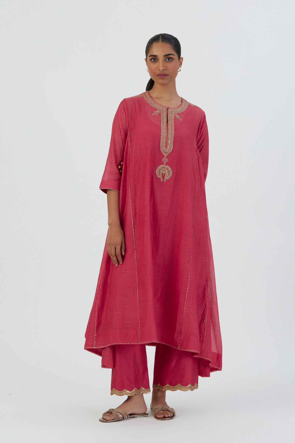 Jaya Coral Kurta and Pant