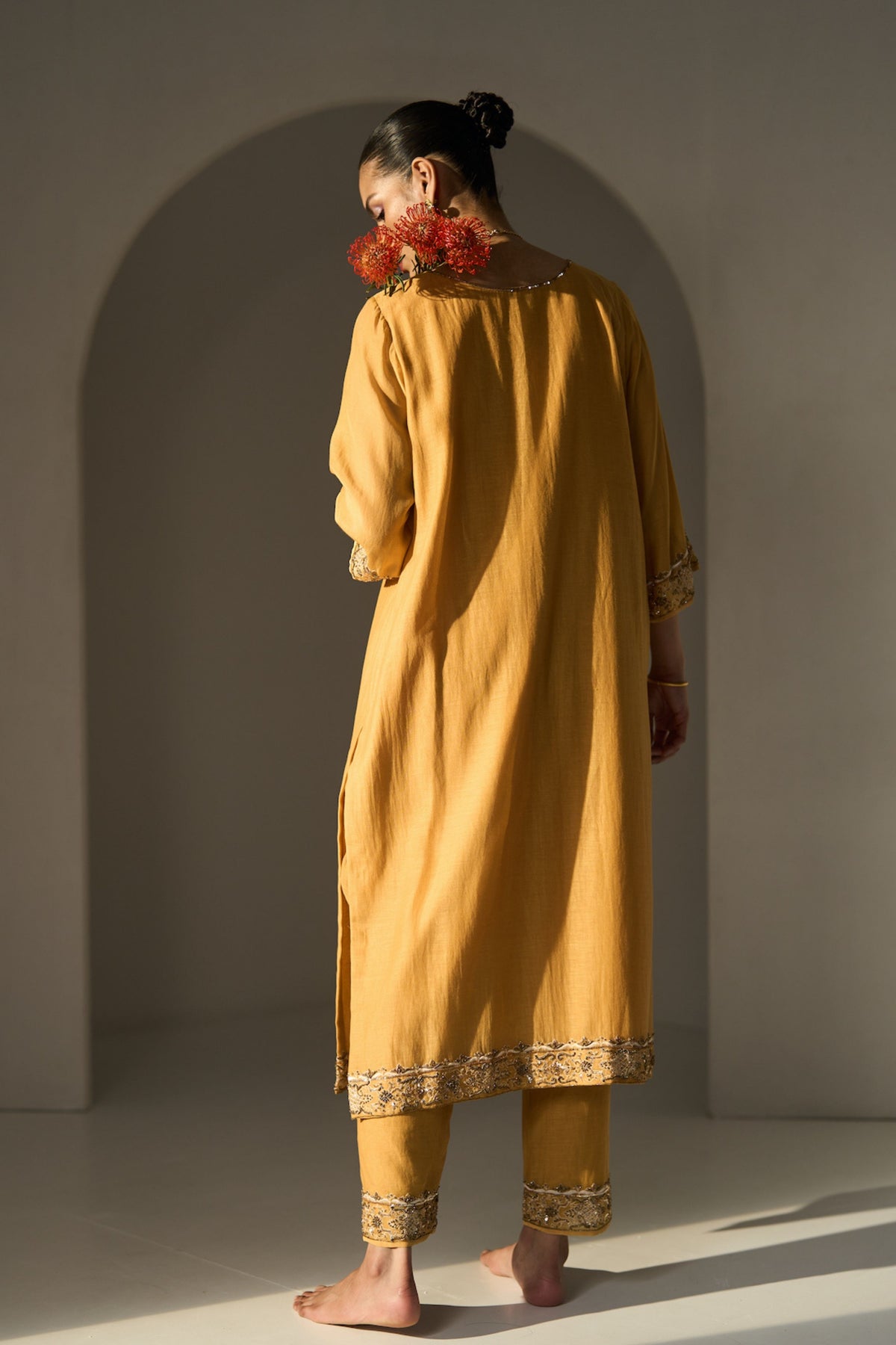 Yellow Pavit Kurta