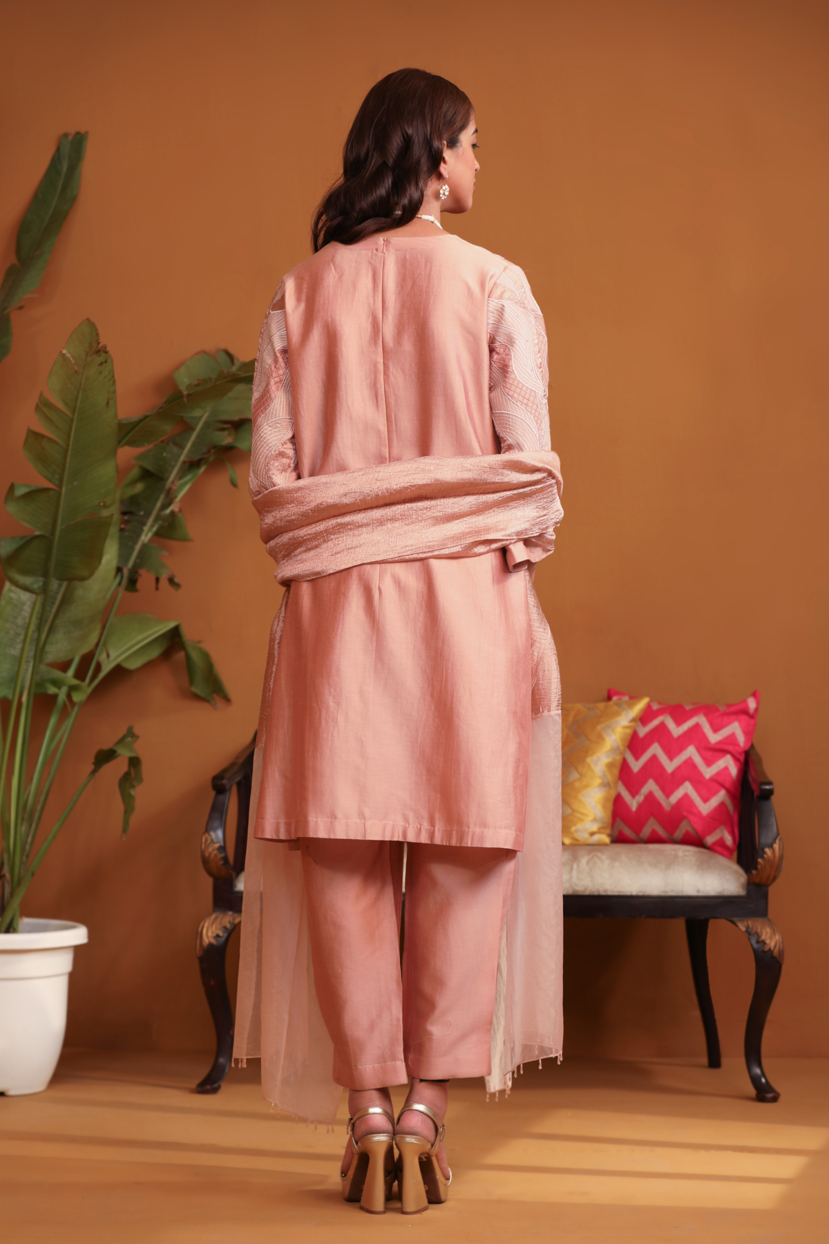 Huma Nude Pink Suit Set