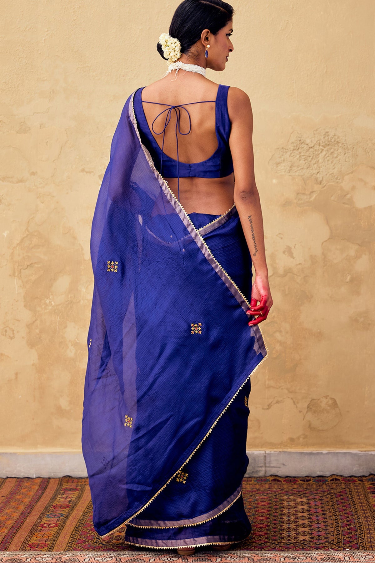 Dilruba Saree in Blue