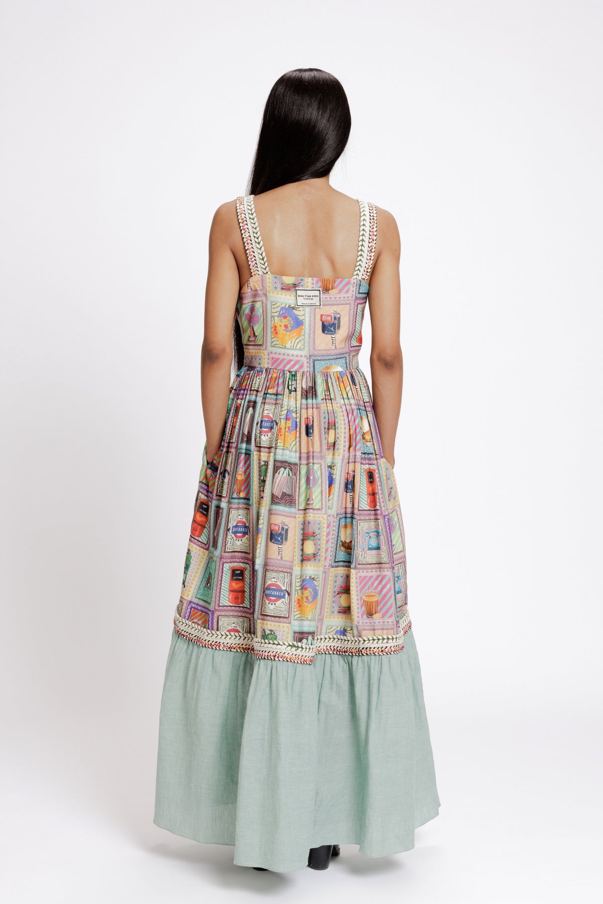 Kaali Peeli Maxi Dress