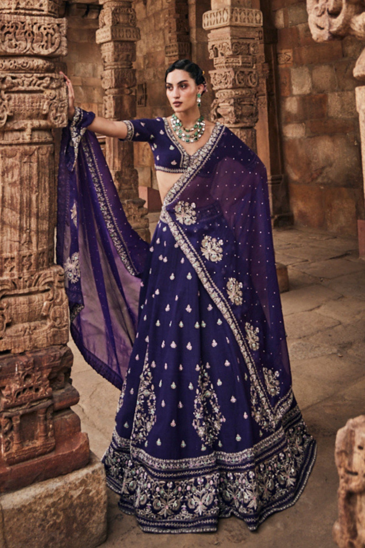 Amethyst Lehenga Set