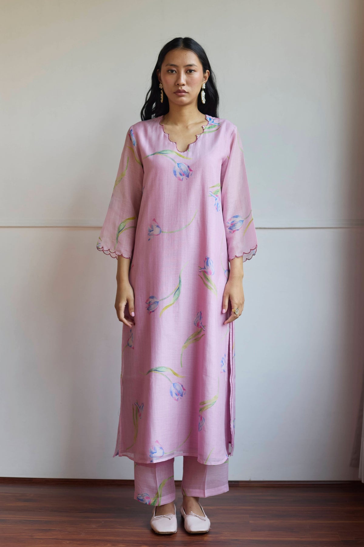 Lilac Tulip Kurta Set