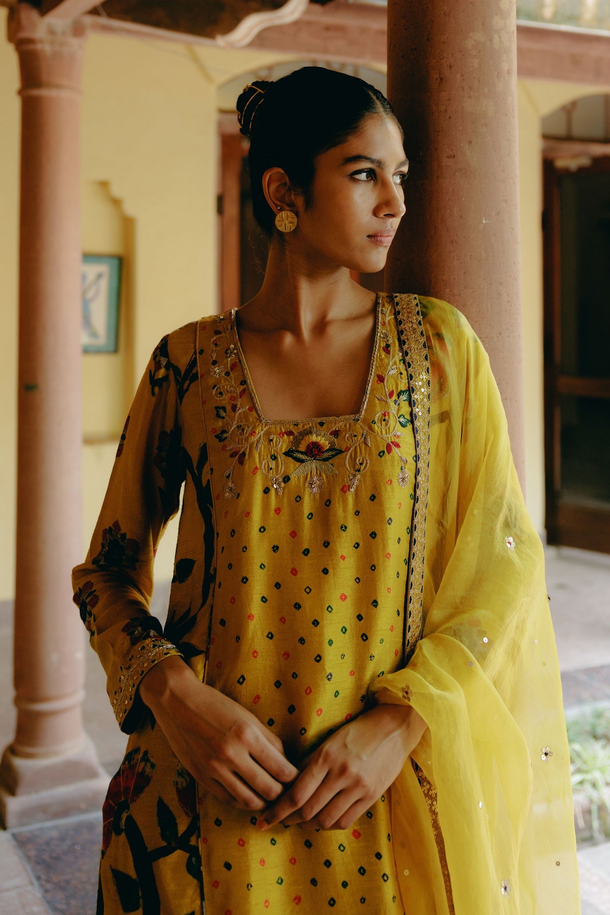 Sunflower Yellow Kurta Set