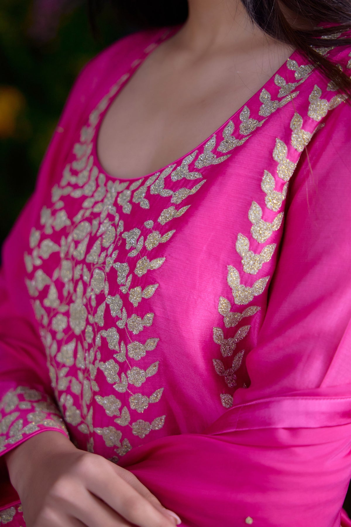 Fuschia Pink Kurta Set