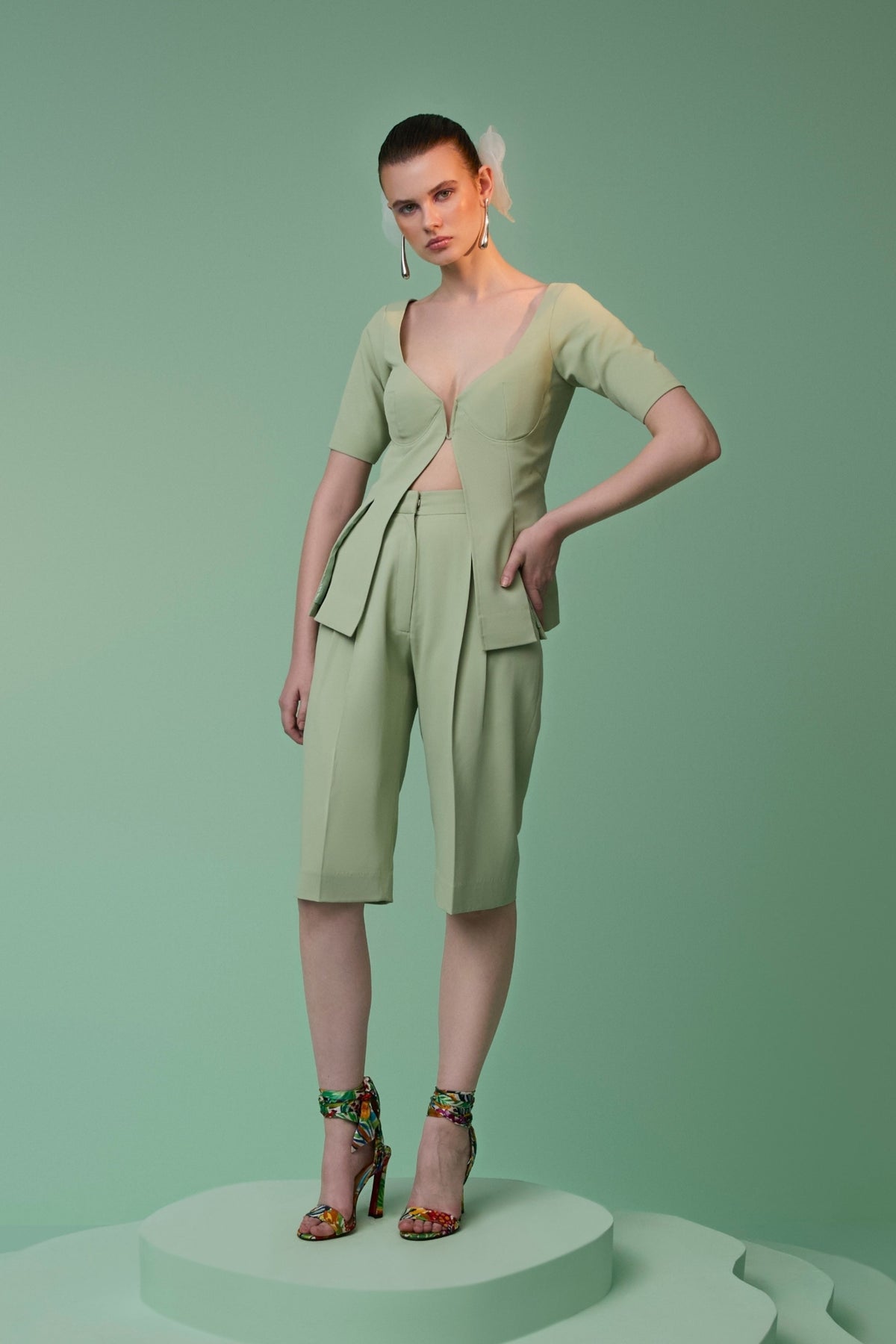 Mint Green Culottes