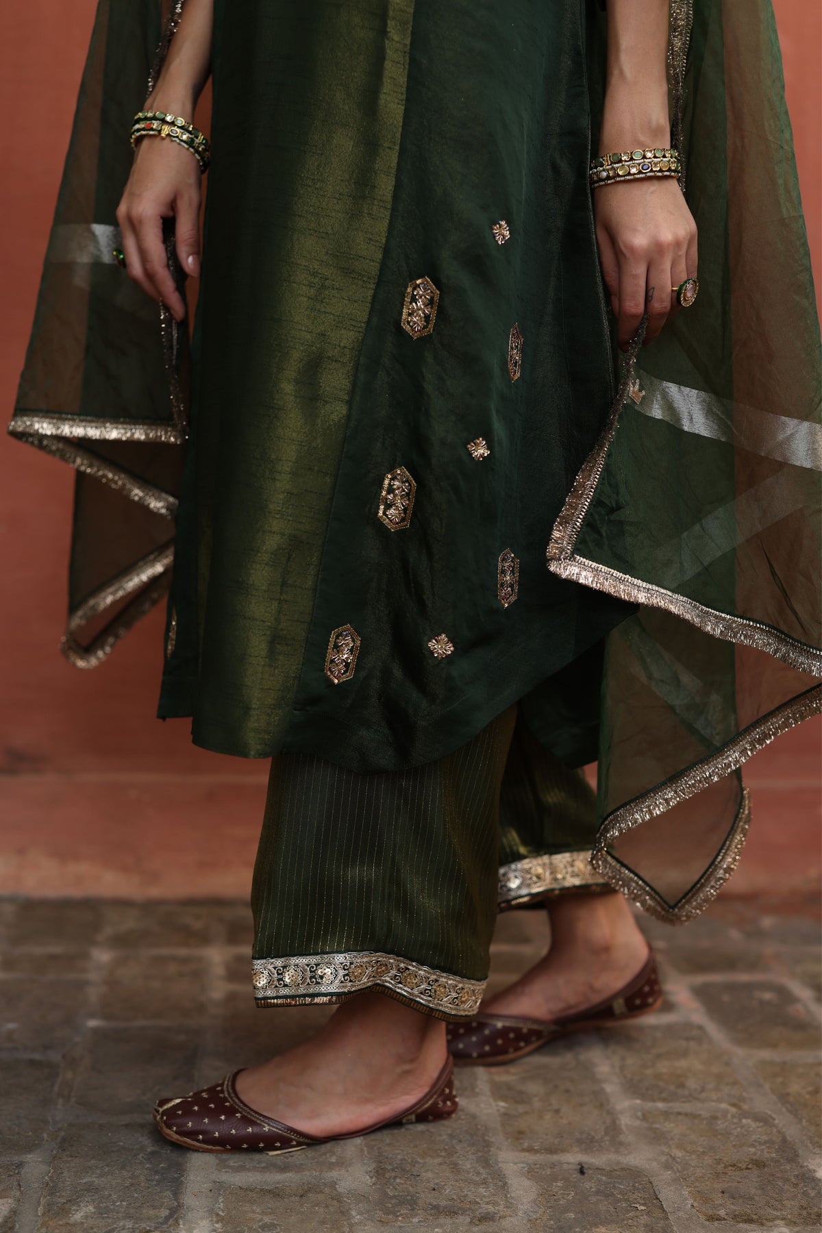 Green Tara Kurta Set