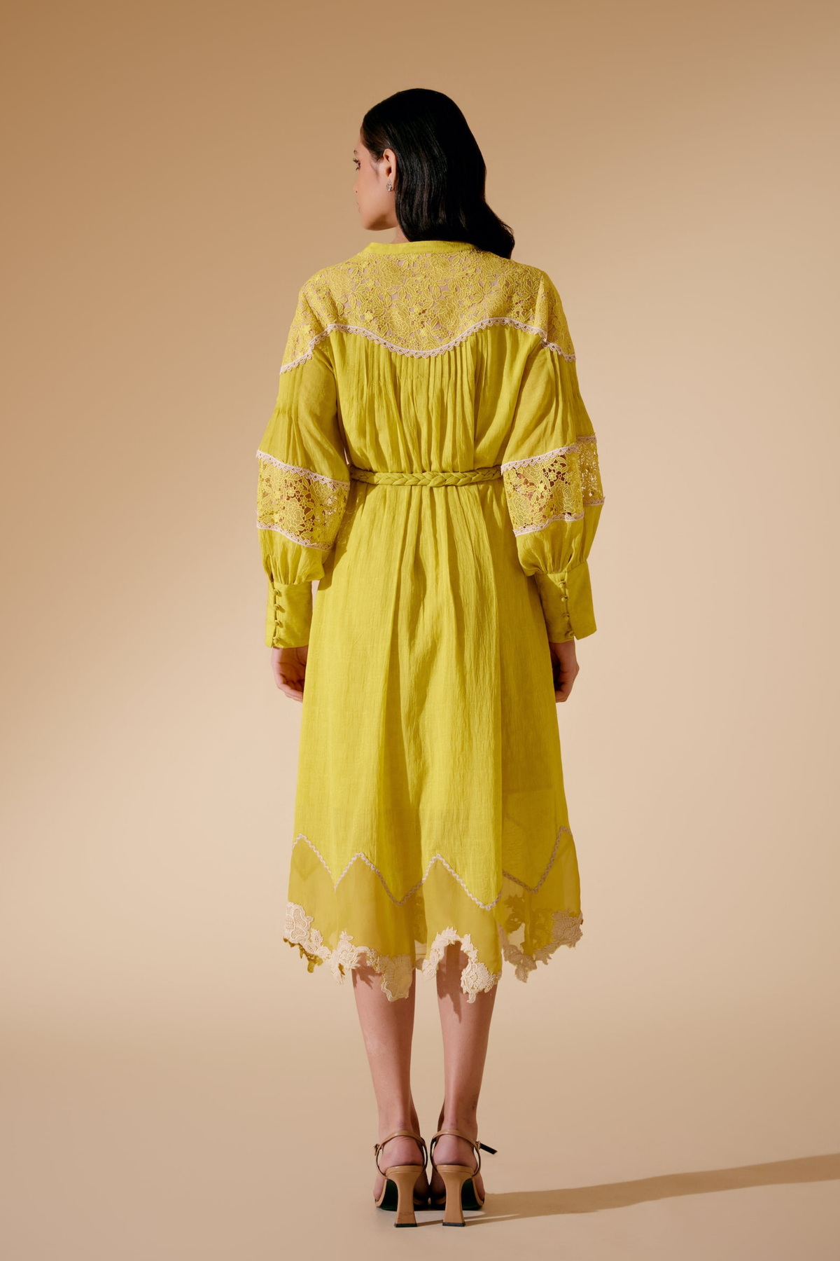 Lana Mustard Dress