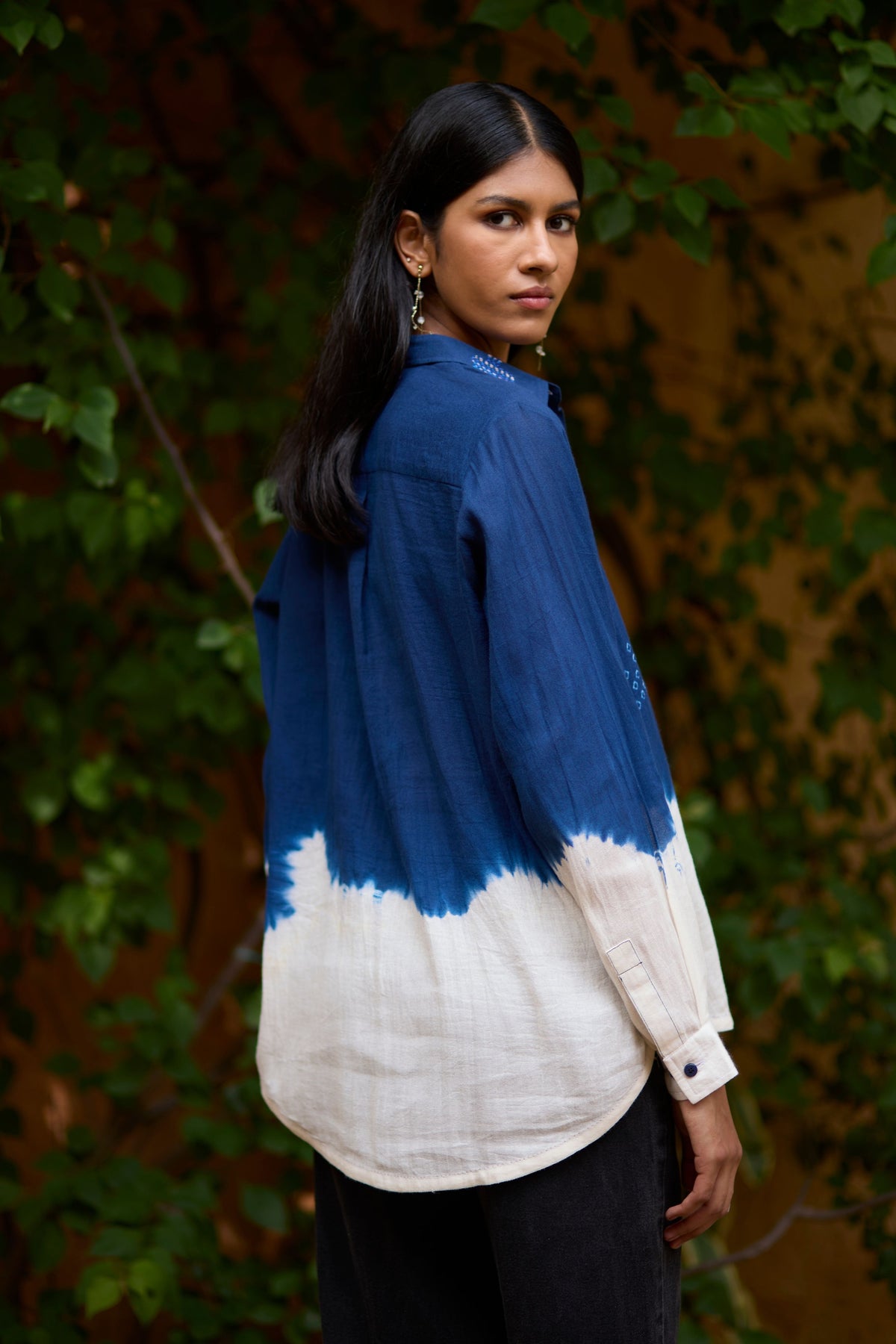 Ombre Bandhni Shirt