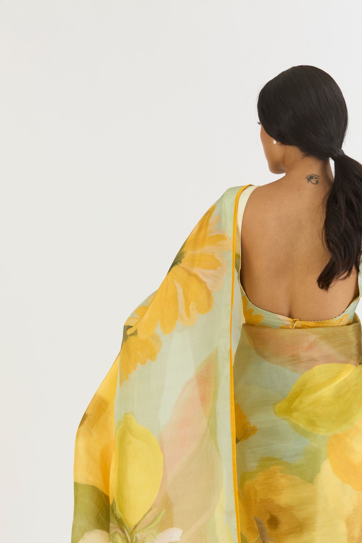 Lemonade Yellow Saree