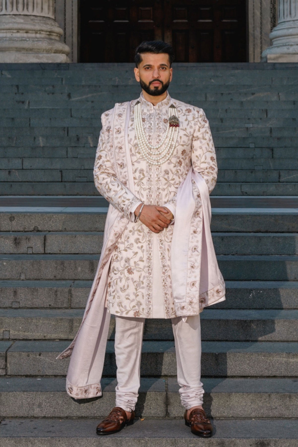 Lilac Blush Sherwani Set