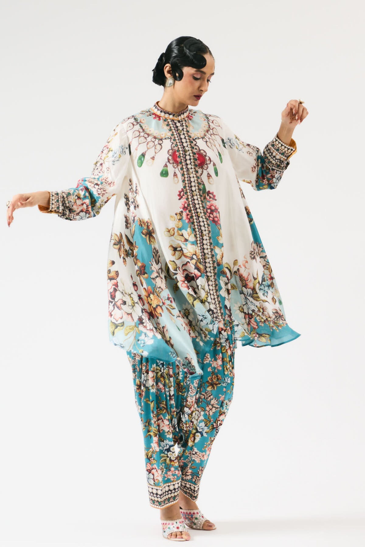 Nizam Nilofer Swing Tunic Set