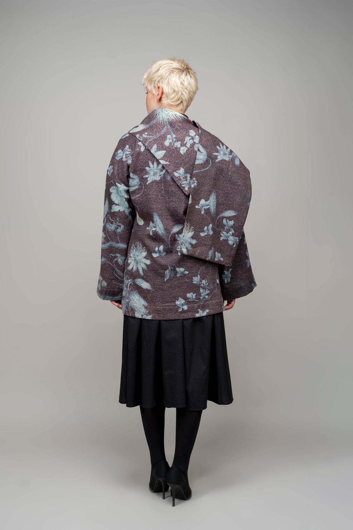 Garden Print Winter Day Jacket