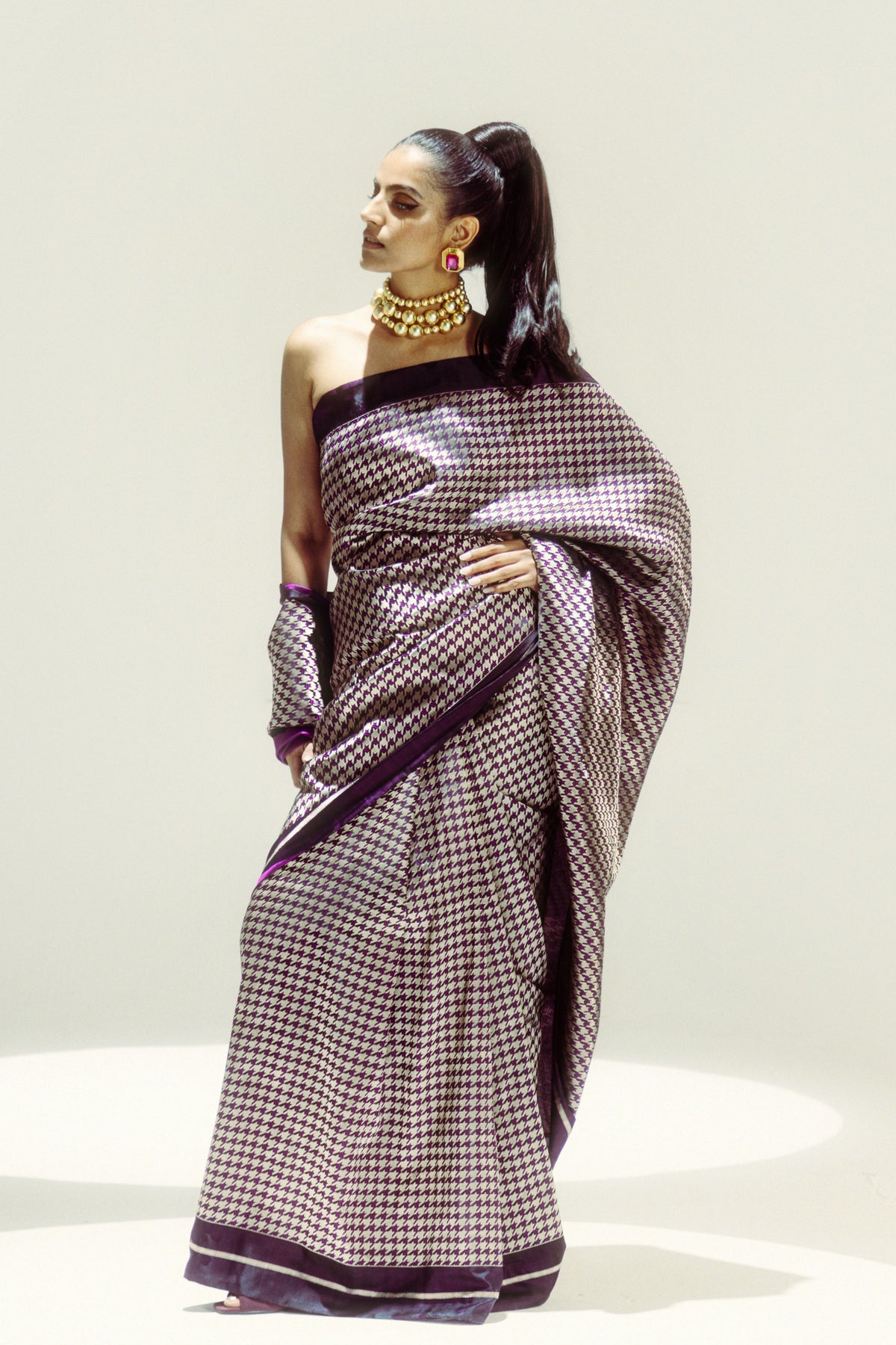 The Midnight Fuzz Saree