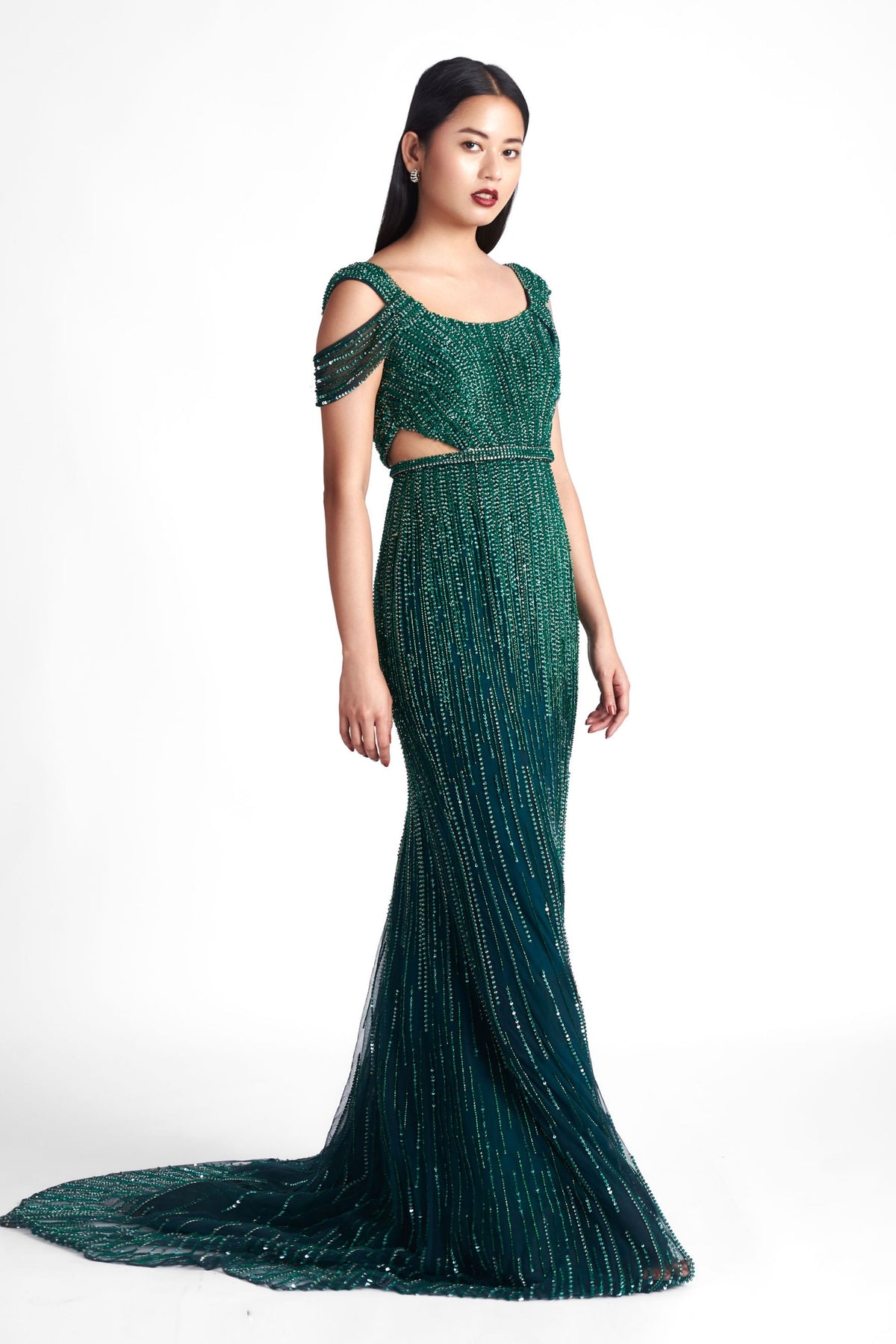 Green Zahara Gown