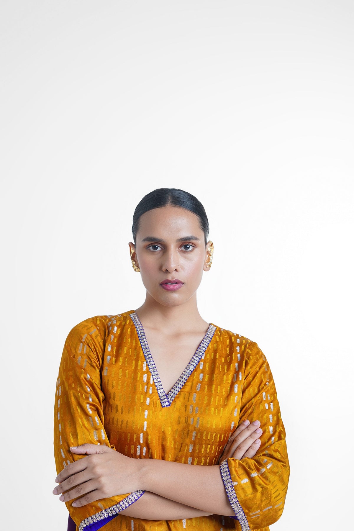 Mustard Raha Kurta Set