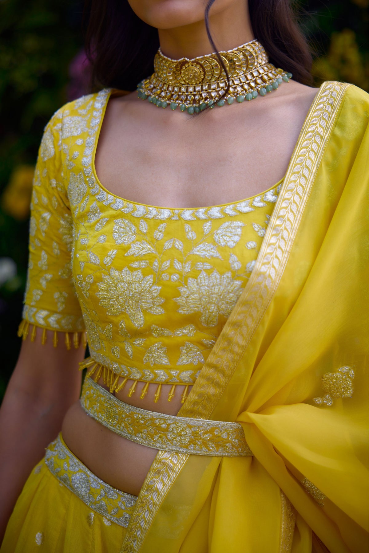 Daffodil Yellow Lehenga Set