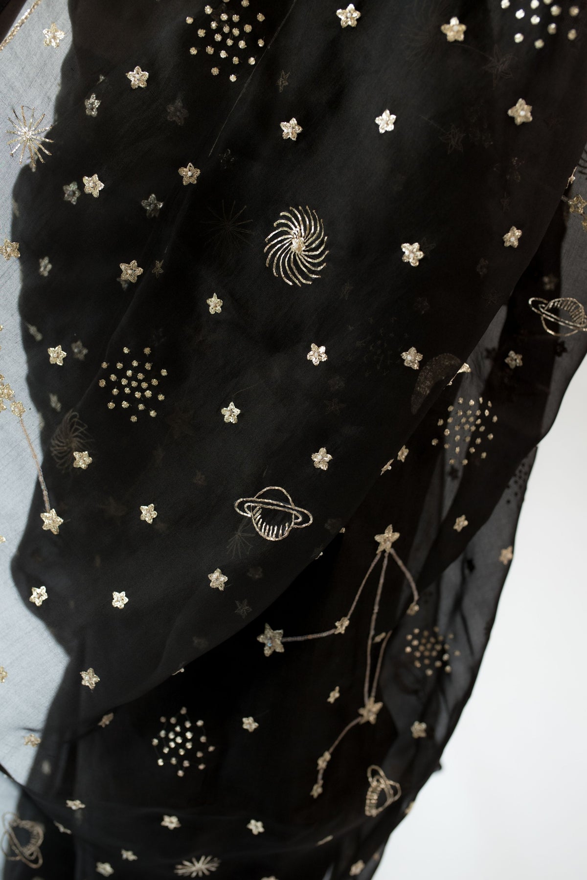 Andromeda Black Saree