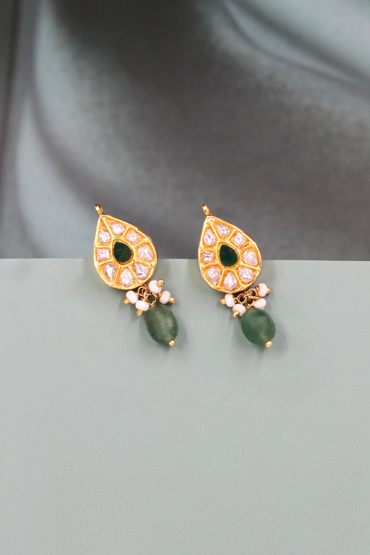 Artisan Opulence Kundan Earrings.